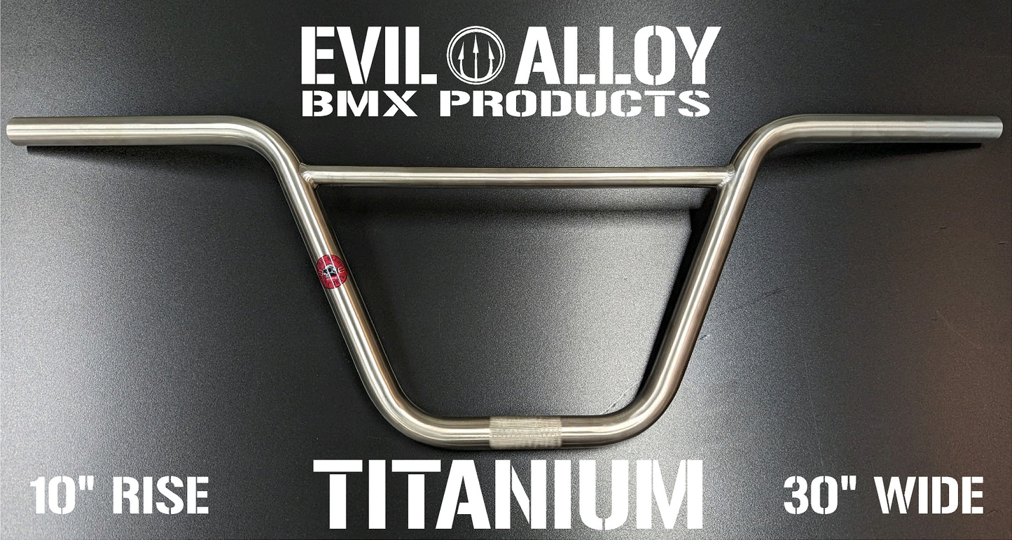 2 piece 10″ Titanium “B.M.F.” Bars