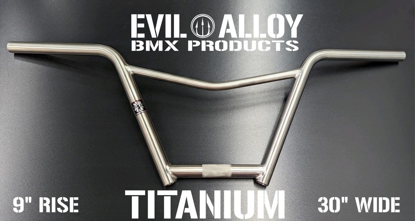 4 piece 9″ Titanium “B.M.F.” V Bars