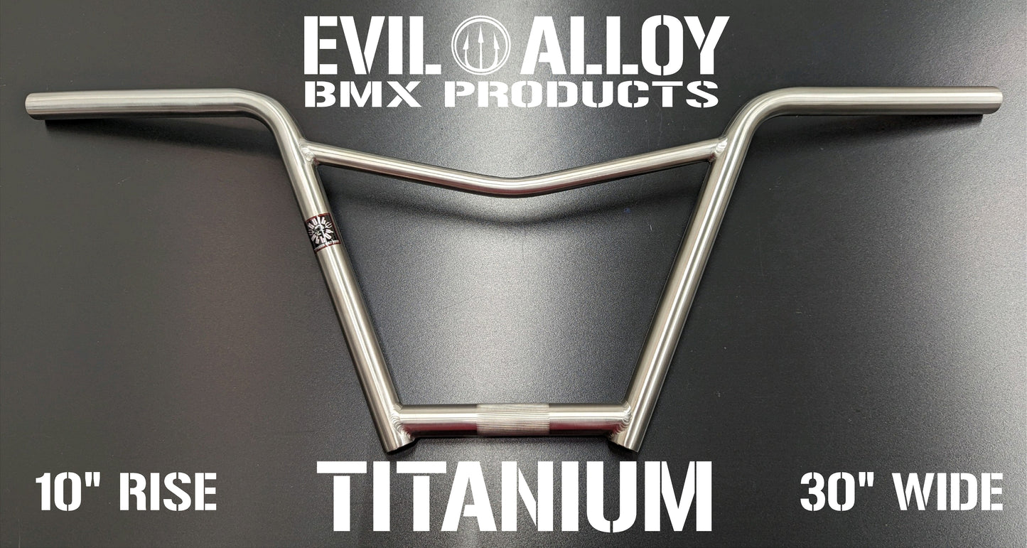 4 piece 10″ Titanium “B.M.F.” V Bars