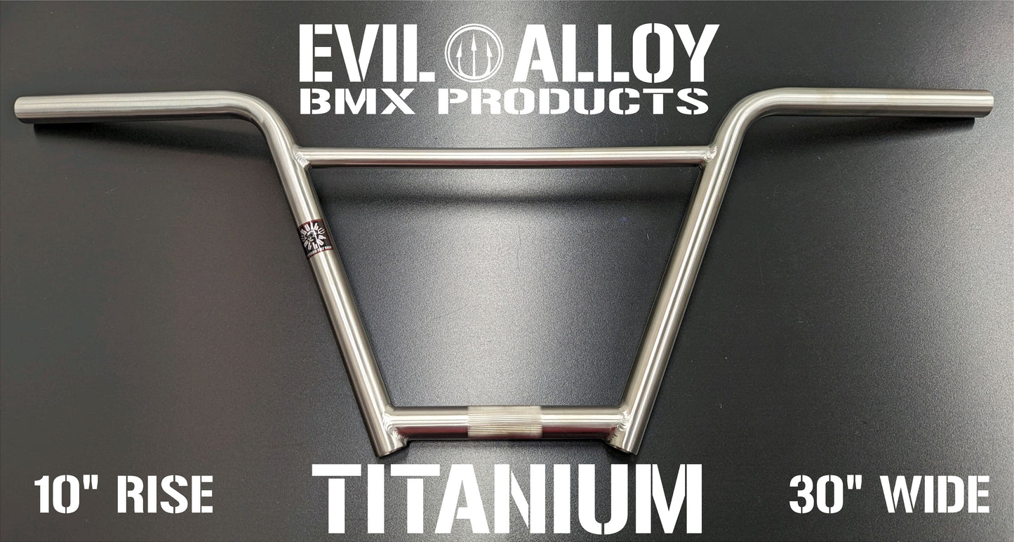 4 piece 9″ Titanium “B.M.F.” Bars