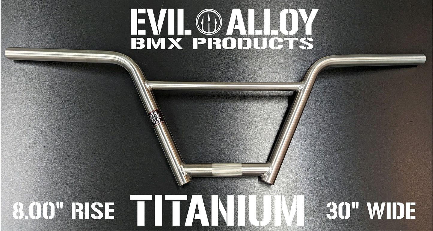 4 piece 8″ Titanium “B.M.F.” Bar with pro bend
