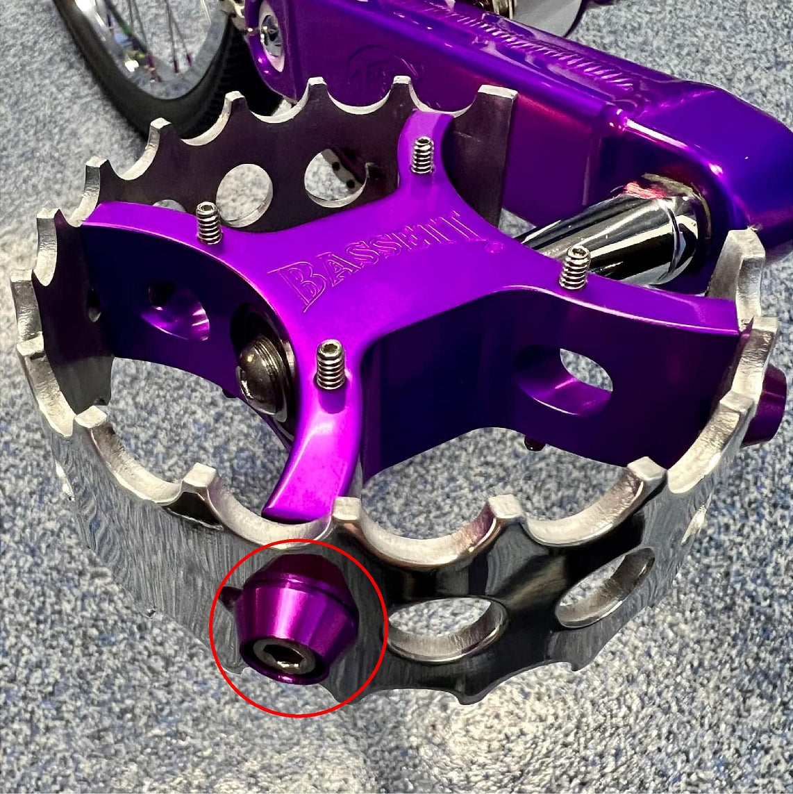 bike pedal cages Hellcano” Pedal Cage Washers (1 set for “other” brand pedals) – Evil Alloy