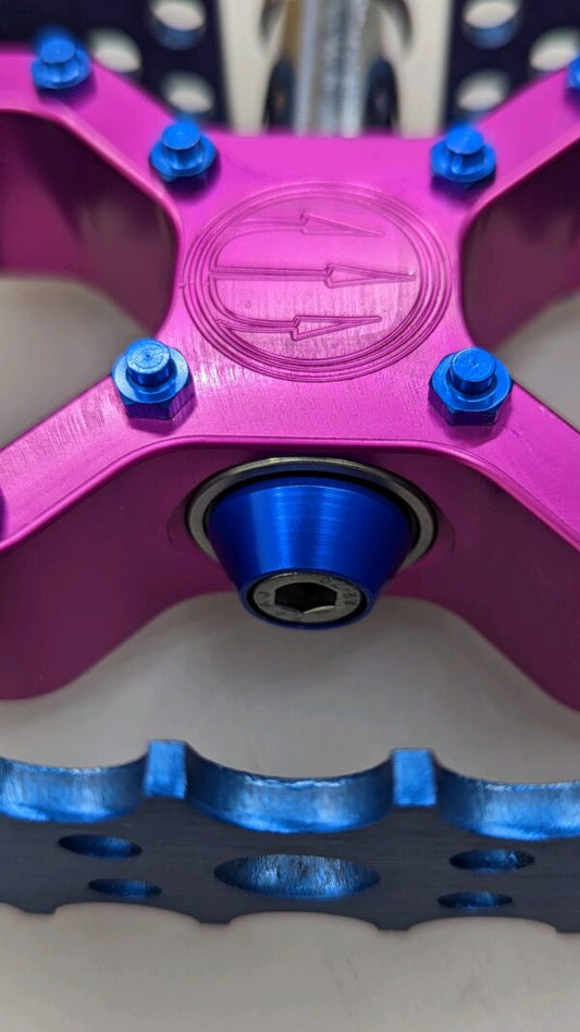 “Hellcano” Pedal spindle washers