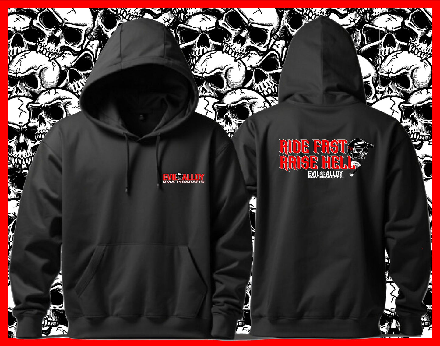 “Ride Fast Raise Hell” Hoodie