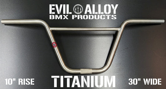 2 piece 10″ Titanium “B.M.F.” Bars