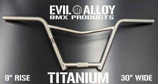 4 piece 9″ Titanium “B.M.F.” V Bars