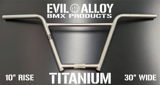 4 piece 9″ Titanium “B.M.F.” Bars