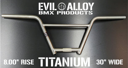 4 piece 8″ Titanium “B.M.F.” Bar with pro bend