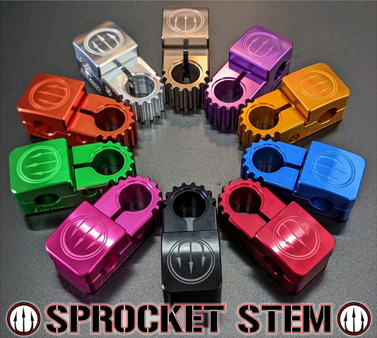 “Sprocket Stem” 1 1/8″ Threadless Stem