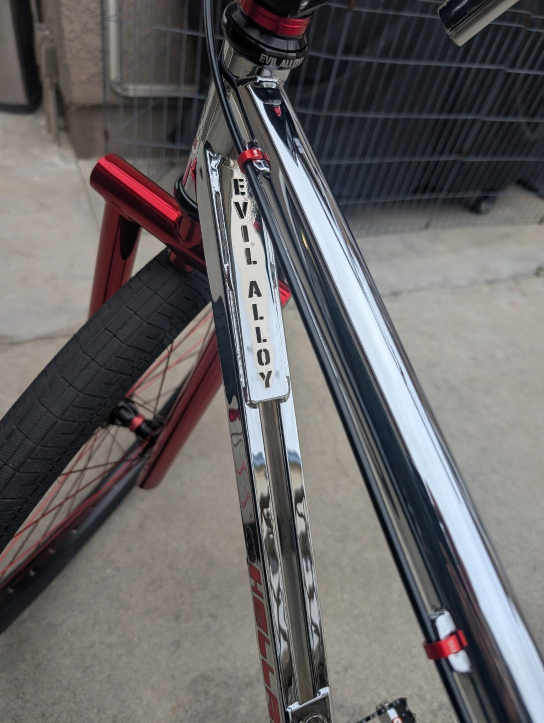 29″ HELLRAISER 2 PIECE FRAME & FORK